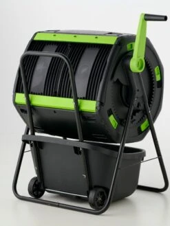 Maze 48 Gallon Compost Tumbler With Cart -Plant Supports Shop 3 4 crop 8613576 05V