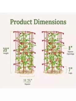 Tomato Cages, Set Of 4 -Plant Supports Shop 8587040 1