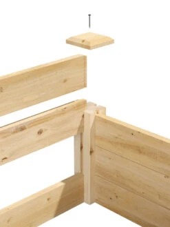 Tall 2-Tier Pine Raised Garden Bed, 4'x12' -Plant Supports Shop 8588181 04v 5