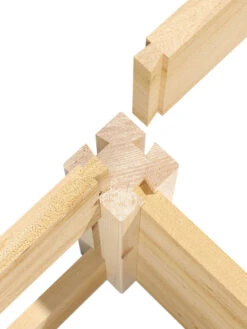 2-Tier Pine Raised Garden Bed, 80 Sqft.12'x12' -Plant Supports Shop 8588181 06v 1