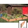 L-Shaped Composite Raised Bed, 12'x12' With 1" Boards -Plant Supports Shop 8588254 02v sienna composite raised garden bed 1 inch l shaped