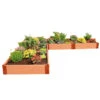 Classic Sienna Raised Garden Bed "L" Shaped With 2" Boards 2 Classic Sienna Raised Garden Bed "L" Shaped With 2" Boards -Plant Supports Shop 8588255 04v