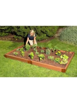 Classic Sienna Composite Raised Bed, 5-1/2" High With 2" Boards -Plant Supports Shop 8588260 01v