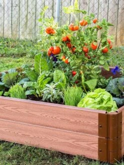 Composite Raised Bed With 1" Boards, 11" -Plant Supports Shop 8588269 02V tif