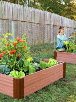 Composite Raised Bed With 1" Boards, 11" -Plant Supports Shop 8588269 03V tif