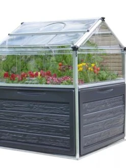 Canopia® By Palram Plant Inn™ Raised Bed Greenhouse, 4' X 4' -Plant Supports Shop 8588308 08V tif