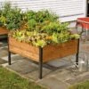 4' X 4' Elevated Planter Box -Plant Supports Shop 8588355 0030 tif