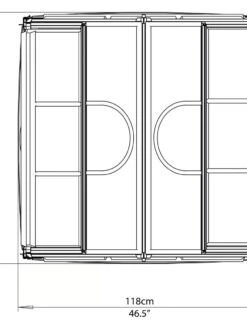 Canopia® By Palram Plant Inn™ Raised Bed Greenhouse, 4' X 4' -Plant Supports Shop 8588803 11V tif