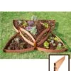 Classic Sienna Raised Garden Bed Versailles Sunburst With 1" Boards -Plant Supports Shop 8589503 01v