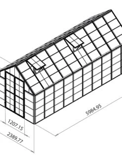Canopia® By Palram Harmony™ Snap & Grow Greenhouse, 8' -Plant Supports Shop 8591043 11V tif
