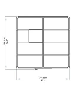 Canopia® By Palram Glory™ Greenhouse, 8' 40 Canopia® By Palram Glory™ Greenhouse, 8' -Plant Supports Shop 8591547 14v