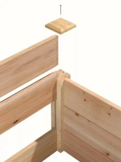 Cedar Raised Garden Bed, 4' X 4' X 6" 10 Cedar Raised Garden Bed, 4' X 4' X 6" -Plant Supports Shop 8591724 06V tif