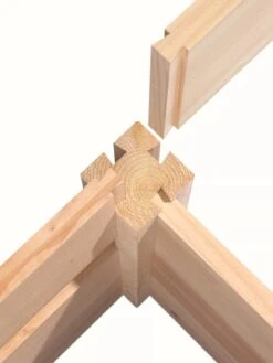 Cedar Raised Garden Bed, 4' X 4' X 6" 12 Cedar Raised Garden Bed, 4' X 4' X 6" -Plant Supports Shop 8591724 07V tif