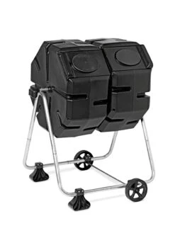 Dual Batch Compost Tumbler With Wheels -Plant Supports Shop 8593232 2626 tif