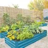 Demeter Corrugated Metal Raised Bed, 34" X 68" -Plant Supports Shop 8594183 0400 tif