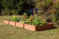 Composite Raised Bed With 1" Boards, 11" -Plant Supports Shop 8595613 02V tif