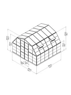 Canopia® By Palram Americana™ Greenhouse, 12' X 12' -Plant Supports Shop 8595693 15v