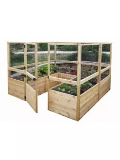 Garden In A Box With Deer Fence, 8' X 12' -Plant Supports Shop 8595875 07V 3 4
