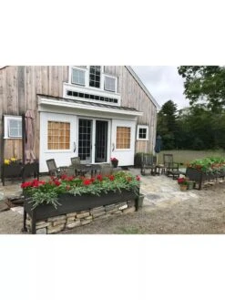 Eco-Stained Elevated Planter Box, 2'x8' -Plant Supports Shop 8596760 01CUST