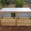 Garden In A Box Cedar Raised Bed With Greenhouse, 3' X 6' -Plant Supports Shop 8597082 01V tif