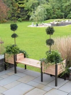 Elevated Cedar Planter Bench Kit, Natural, 90" 11 Elevated Cedar Planter Bench Kit, Natural, 90" -Plant Supports Shop 8597992 9601 tif