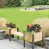 Elevated Cedar Planter Bench Kit, Natural, 90" -Plant Supports Shop 8597992 9634 tif