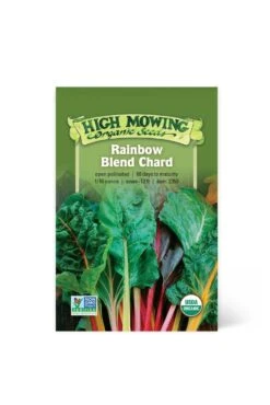 Rainbow Blend Chard Organic Seeds