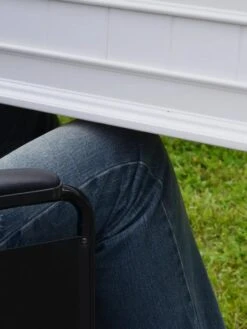 Liberty Accessible Vinyl Elevated Raised Garden -Plant Supports Shop 8599296 02V tif