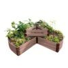 Classic Sienna Circle Keyhole Garden With 2" Boards -Plant Supports Shop 8599402 03v classic sienna circle keyhole garden 2 inch