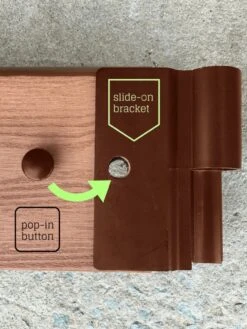 Classic Sienna Circle Keyhole Garden With 2" Boards 11 Classic Sienna Circle Keyhole Garden With 2" Boards -Plant Supports Shop 8599444 03v