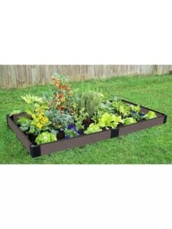 5-1/2" Composite Raised Garden Beds With 1" Boards -Plant Supports Shop 8599453 01V