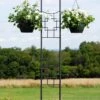 Achla Designs Square-on-Squares Double Pole Trellis -Plant Supports Shop 8599483 01V tif