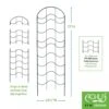 Achla Designs Waves Trellis Extension Piece 2 Achla Designs Waves Trellis Extension Piece -Plant Supports Shop 8599492 01V tif