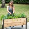 Self-Watering Elevated Planter Box, 2' X 4' -Plant Supports Shop 8608959 4040 tif