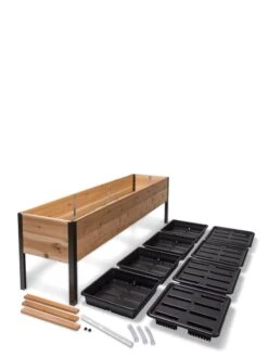 Self-Watering Elevated Planter Box, 2' X 8' 23 Self-Watering Elevated Planter Box, 2' X 8' -Plant Supports Shop 8608960 2297 tif