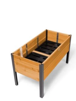 Self-Watering Eco-Stained Elevated Planter Box, 2' X 4' -Plant Supports Shop 8608963 6286 tif