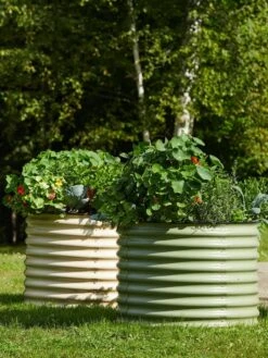 Birdies™ Round Metal Raised Bed, Tall -Plant Supports Shop 8609152 6530 tif