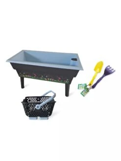 Calipso 3-in-1 Kids Gardening Self-Watering Planter Kit -Plant Supports Shop 8609217 16V calipso 3 in 1 kids gardening self watering planter kit blue