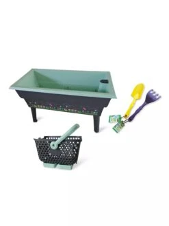 Calipso 3-in-1 Kids Gardening Self-Watering Planter Kit -Plant Supports Shop 8609217 18V calipso 3 in 1 kids gardening self watering planter kit green
