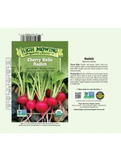 Cherry Belle Radish Organic Seeds -Plant Supports Shop 8610352 01v