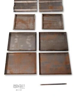 Corten Steel Modular Raised Bed, 2'x4' -Plant Supports Shop 8610702 5140 tif