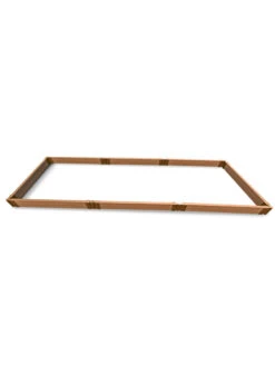 Classic Sienna Composite Raised Bed, 5-1/2" High With 2" Boards -Plant Supports Shop 8610832 01v