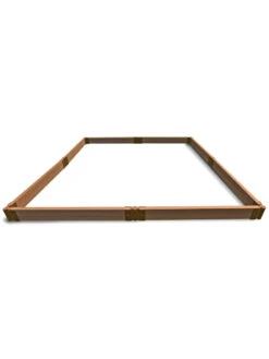 Classic Sienna Composite Raised Bed, 5-1/2" High With 2" Boards -Plant Supports Shop 8610836 01v