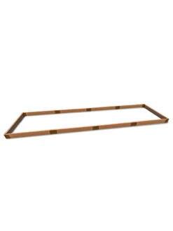 Classic Sienna Composite Raised Bed, 5-1/2" High With 2" Boards -Plant Supports Shop 8610837 01v