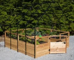 Garden In A Box With Greenhouse, 8' X 8' 12 Garden In A Box With Greenhouse, 8' X 8' -Plant Supports Shop 8611033 03V jpg
