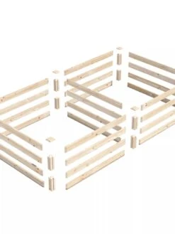 Pine Raised Garden Beds, 4'x8' -Plant Supports Shop 8612238 01V jpg