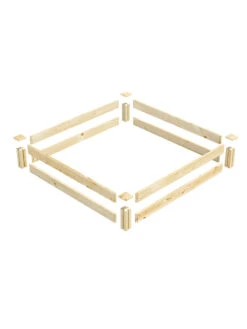 Pine Raised Garden Beds, 4'x4' 13 Pine Raised Garden Beds, 4'x4' -Plant Supports Shop 8612249 01v