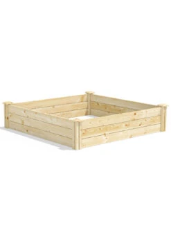 Pine Raised Garden Beds, 4'x4' 15 Pine Raised Garden Beds, 4'x4' -Plant Supports Shop 8612250 03v