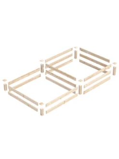 2-Tier Pine Raised Garden Bed, 4'x8' -Plant Supports Shop 8612253 01v