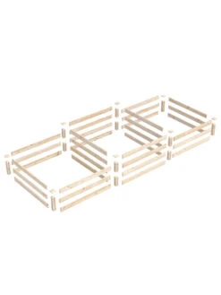 Tall 2-Tier Pine Raised Garden Bed, 4'x12' -Plant Supports Shop 8612258 01v